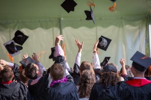 International students graduating in the UK